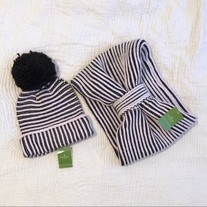 NWT Kate Spade Hat & Scarf Set